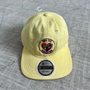 New Era Golf Mike Tice Foundarion Men’s Yellow Adjustable Strapback Golfing Hat